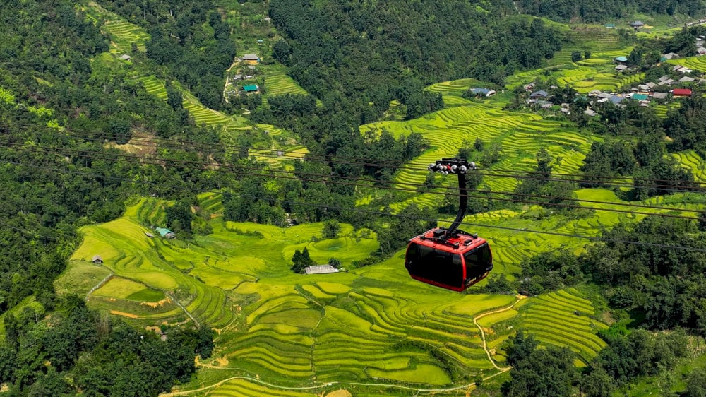 Sapa mùa này không khí rất mát mẻ, tha hồ cho bạn xả stress 